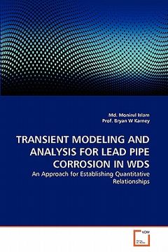portada transient modeling and analysis for lead pipe corrosion in wds (en Inglés)