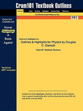 portada studyguide for physics by douglas c. giancoli, isbn 9780130606204