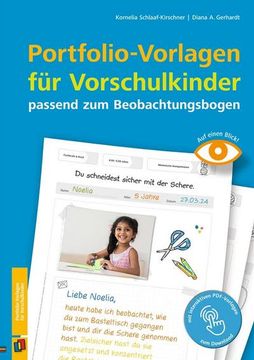 portada Portfolio-Vorlagen für Vorschulkinder - Passend zum Beobachtungsbogen (en Alemán)