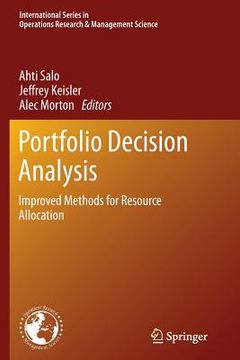 portada Portfolio Decision Analysis: Improved Methods for Resource Allocation (in English)