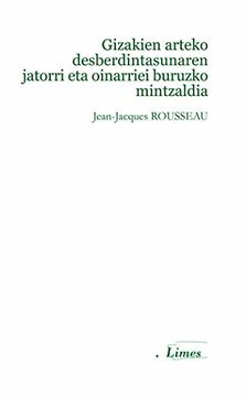 portada Gizakien Arteko Desberdintasunaren Jatorri eta Oinarriei Buruzko Mintzaldia (in Basque)