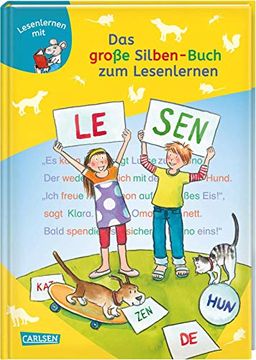 portada Lesemaus zum Lesenlernen Sammelbände: Das Große Silben-Buch zum Lesenlernen: Extra Lesetraining? Lesetexte mit Farbiger Silbenmarkierung (in German)