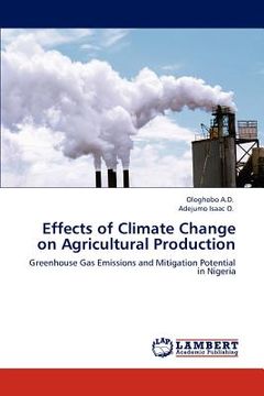 portada effects of climate change on agricultural production (en Inglés)