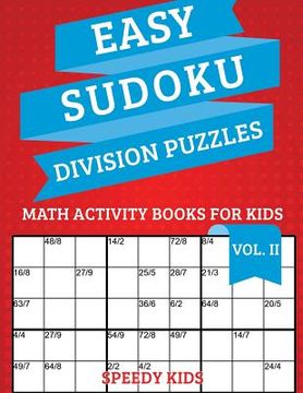 portada Easy Sudoku Division Puzzles Vol II: Math Activity Books for Kids