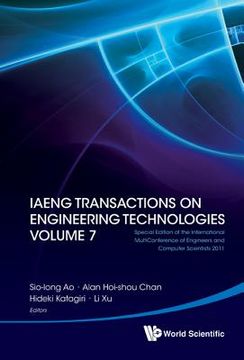 portada iaeng transactions on engineering technologies