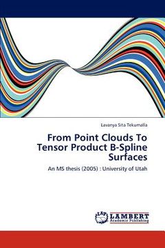 portada from point clouds to tensor product b-spline surfaces (en Inglés)