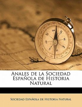 portada anales de la sociedad espa ola de historia natural volume t. 17 (en Inglés)