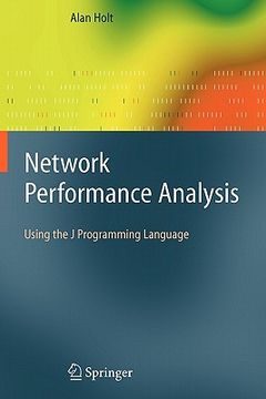 portada network performance analysis: using the j programming language (en Inglés)