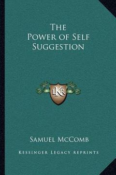 portada the power of self suggestion (en Inglés)