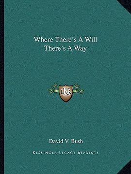 portada where there's a will there's a way (in English)
