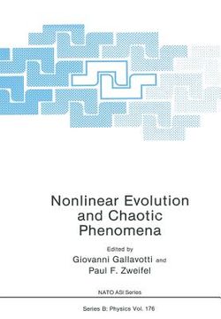 portada Nonlinear Evolution and Chaotic Phenomena (en Inglés)