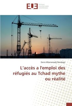 portada L'accès a l'emploi des réfugiés au Tchad mythe ou réalité