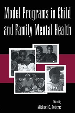 portada Model Programs in Child and Family Mental Health (en Inglés)