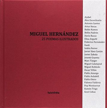 portada Miguel Hernández. 25 poemas ilustrados (Poesía)