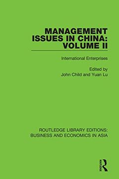 portada Management Issues in China: Volume 2: International Enterprises (Routledge Library Editions: Business and Economics in Asia) (in English)