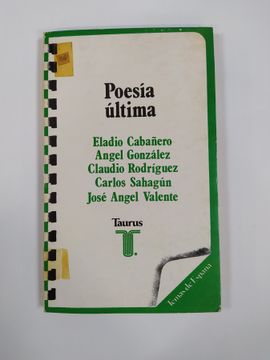 portada Poesía Última.