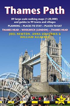 portada Thames Path: British Walking Guide: Thames Head to London - Includes 89 Large-Scale Walking Maps (1:20,000) & Guides to 99 Towns an (en Inglés)