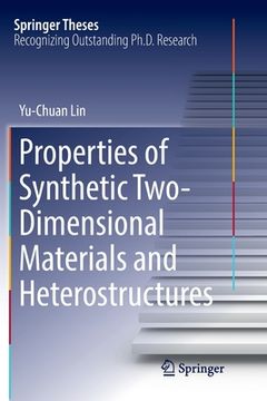 portada Properties of Synthetic Two-Dimensional Materials and Heterostructures (en Inglés)
