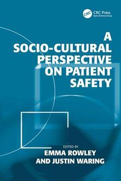 portada a socio-cultural perspective on patient safety (in English)