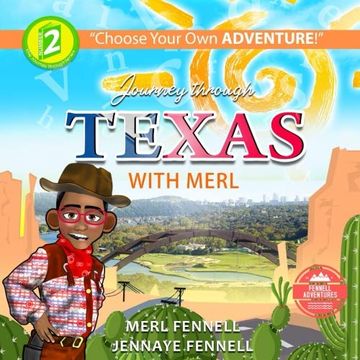 portada Journey Through Texas With Merl (Fennell Adventures) (en Inglés)