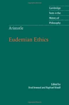 portada Aristotle: Eudemian Ethics Hardback (Cambridge Texts in the History of Philosophy) (en Inglés)