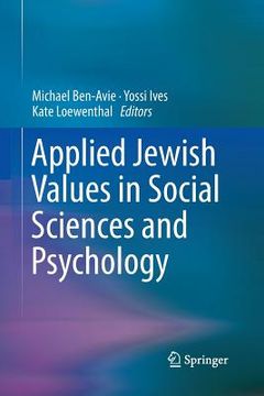 portada Applied Jewish Values in Social Sciences and Psychology (en Inglés)