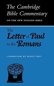 portada Cambridge Bible Commentaries: New Testament 17 Volume Paperback Set: Cbc: Letter of Paul to the Romans (Cambridge Bible Commentaries on the new Testament) (en Inglés)