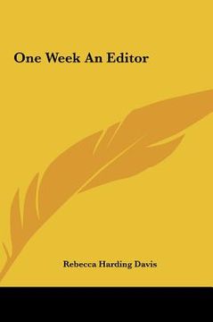 portada one week an editor (in English)