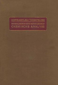 portada Handbuch Der Physiologisch- Und Pathologisch-Chemischen Analyse Fur Arzte Und Studierende