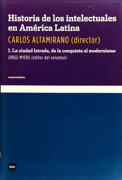 portada Historia de los Intelectuales en America Latina (in Spanish)