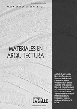 portada Materiales en Arquitectura: Aprendizajes Para el Espacio y la Materialidad