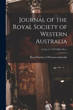 portada Journal of the Royal Society of Western Australia; v.57: pt.1-4 (1974: May-Dec.) (en Inglés)