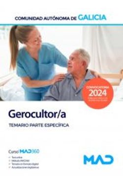 portada Escala de Gerocultor/A. Temario Parte Especifica: Comunidad Autonoma de Galicia (in Spanish)