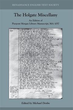 portada Holgate Miscellany: An Edition of Pierpont Morgan Library Manuscript, ma 1057 (Medieval & Renais Text Studies) (en Inglés)