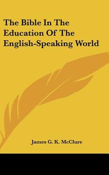 portada the bible in the education of the english-speaking world