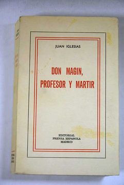 portada Don Magín, profesor y martir