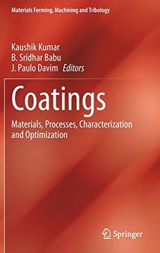 portada Coatings: Materials, Processes, Characterization and Optimization (Materials Forming, Machining and Tribology) (en Inglés)