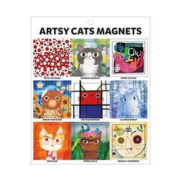 portada Artsy Cats Magnets (Mudpuppy)