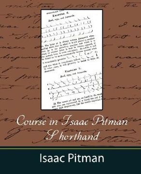 portada course in isaac pitman shorthand (in English)