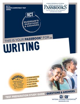 portada Writing (Rct-4): Passbooks Study Guide Volume 4 (in English)
