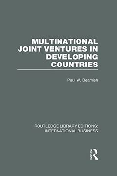 portada Multinational Joint Ventures in Developing Countries (Rle International Business)
