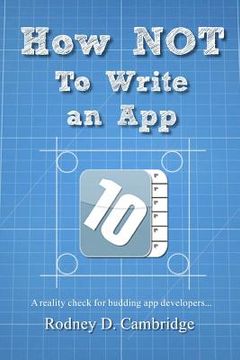 portada how not to write an app (en Inglés)