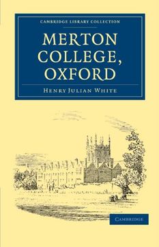 portada Merton College, Oxford (Cambridge Library Collection - British and Irish History, General) (en Inglés)