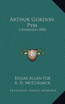 portada arthur gordon pym: a romance (1898)