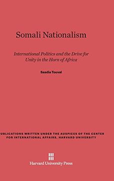 portada Somali Nationalism (en Inglés)