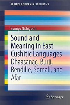 portada Sound and Meaning in East Cushitic Languages: Dhaasanac, Burji, Rendille, Somali, and Afar (Springerbriefs in Linguistics) (in English)