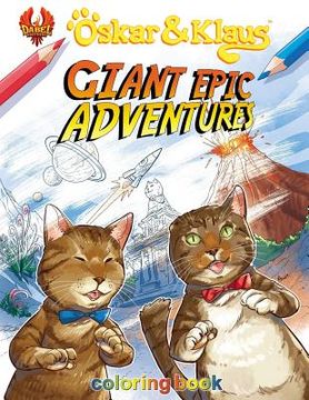 portada Oskar & Klaus: Giant Epic Adventures Coloring Book (in English)