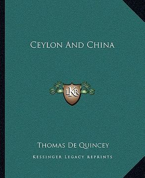 portada ceylon and china (in English)