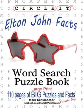 portada Circle It, Elton John Facts, Word Search, Puzzle Book (in English)