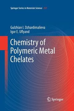 portada Chemistry of Polymeric Metal Chelates (en Inglés)
